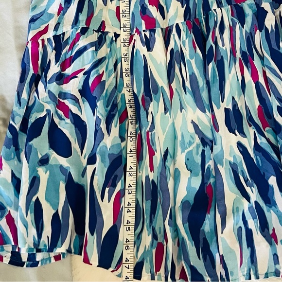 Sincerely Jules Flowy Abstract‎ Print Maxi Dress Spaghetti Strap Size medium - Picture 7 of 8